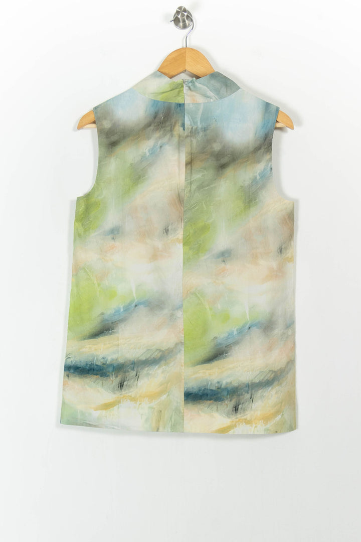 Robe Sans Manches Verte et Bleue - Taille M/38 de la marque COS | PARAD104132 - Vendu par Paradigme - Image 4