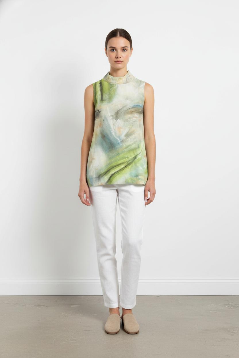Robe Sans Manches Verte et Bleue - Taille M/38 de la marque COS | PARAD104132 - Vendu par Paradigme - Image 1