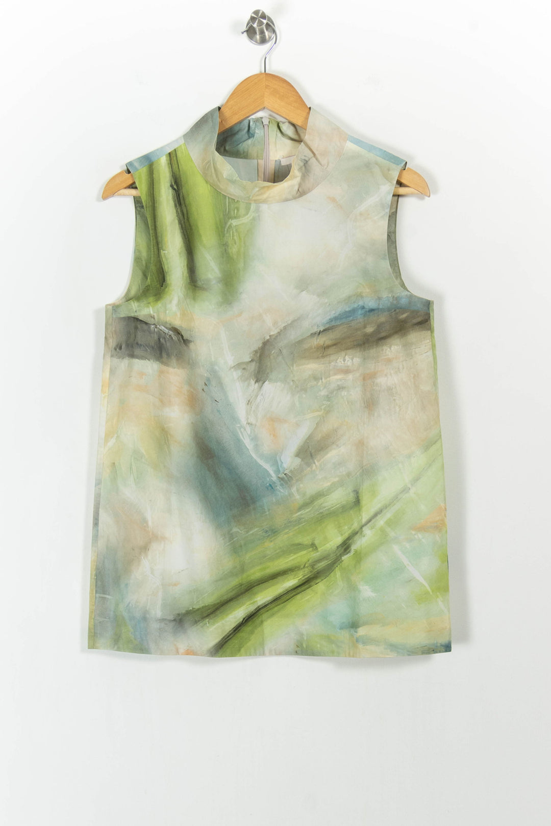 Robe Sans Manches Verte et Bleue - Taille M/38 de la marque COS | PARAD104132 - Vendu par Paradigme - Image 2