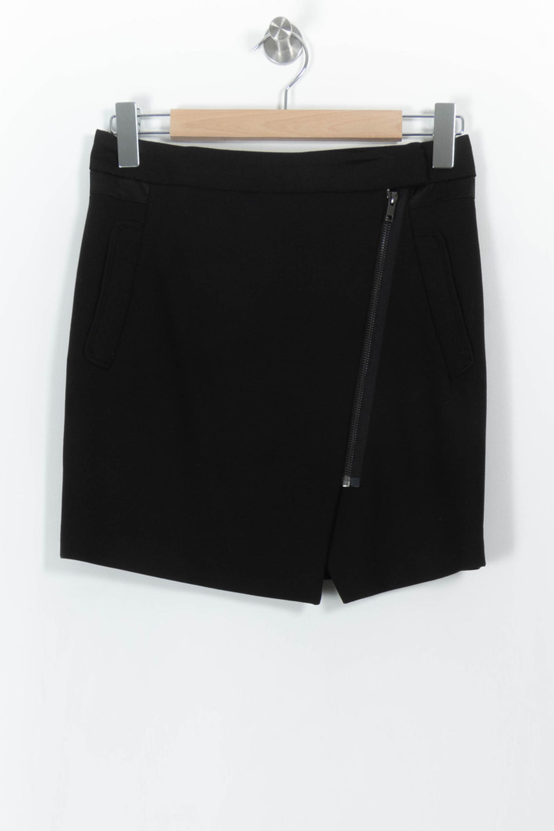 Jupe Portefeuille Noire - Taille S/36 de la marque Comptoir des Cotonniers | PARAD104133 - Vendu par Paradigme - Image 2
