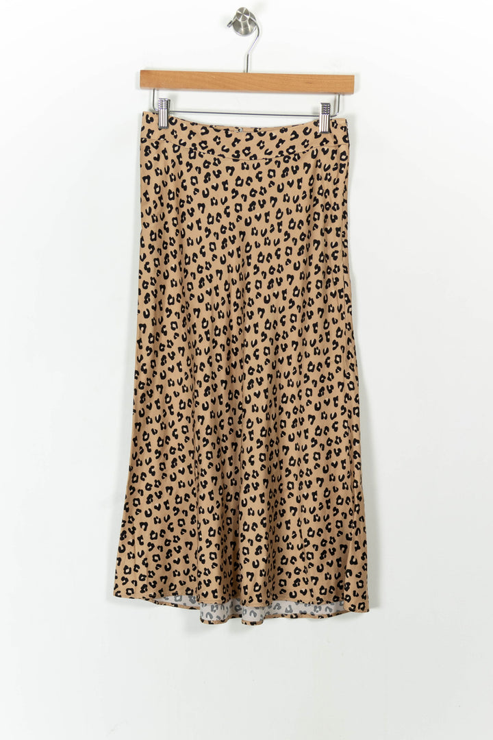 Jupe Midi Beige et Noire - Taille S/36 de la marque Sézane | PARAD104134 - Vendu par Paradigme - Image 2