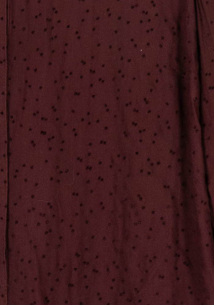 Chemise Bordeaux - Taille M/38 de la marque Sézane | PARAD104136 - Vendu par Paradigme - Image 3