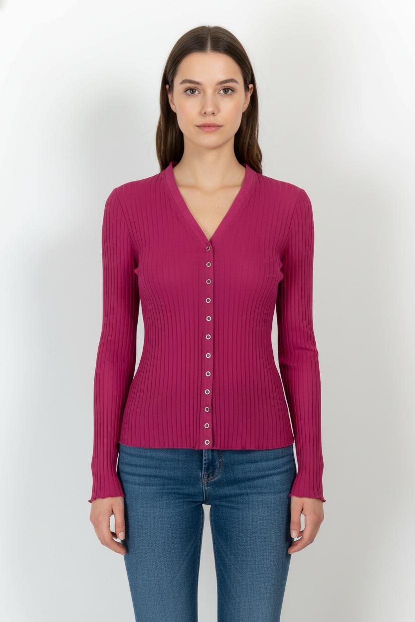 Chemise Rose - Taille M/38 de la marque Caroll | PARAD104137 - Vendu par Paradigme - Image 1