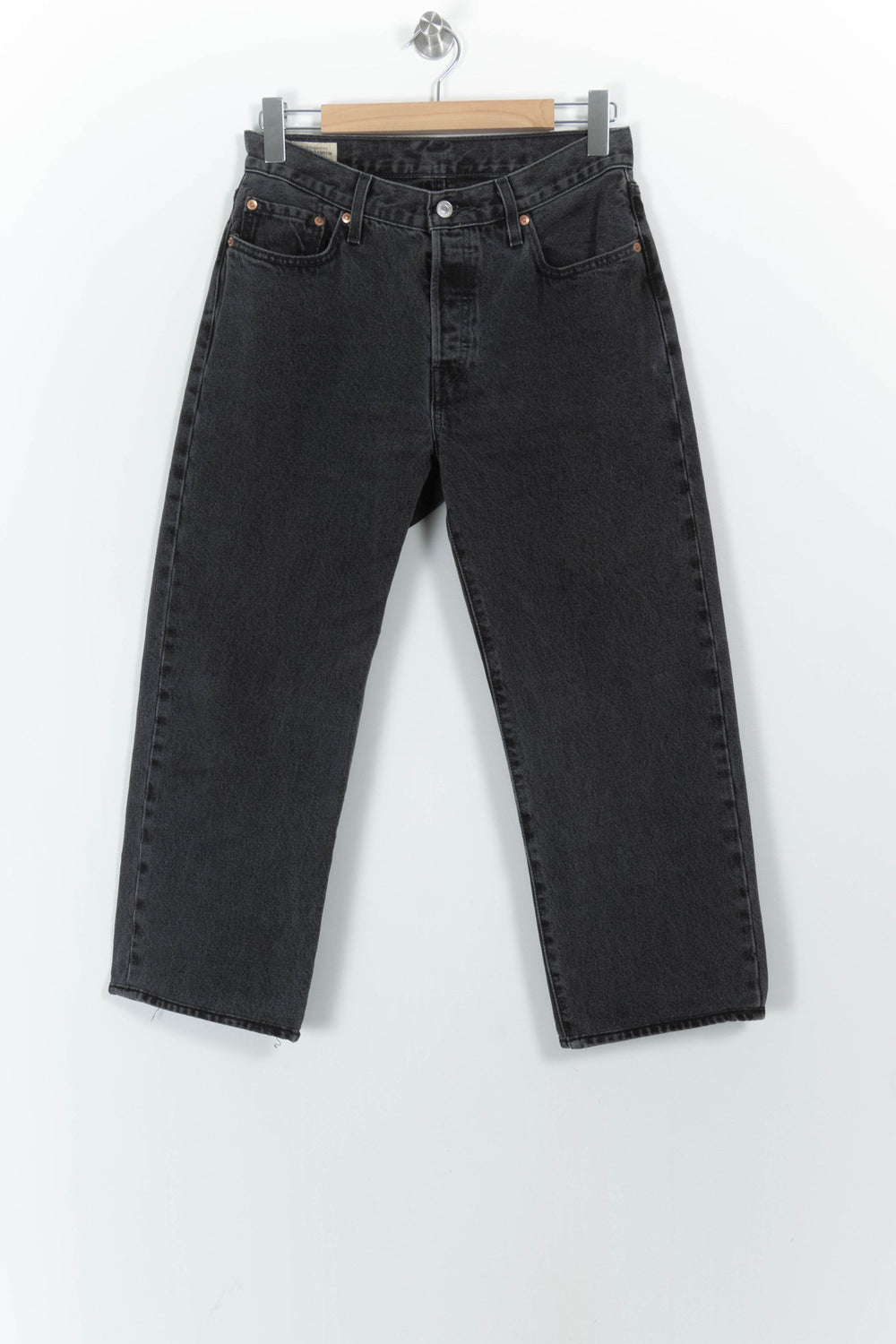 Jean Droit Gris - Taille M/38 de la marque Levi's | PARAD104144 - Vendu par Paradigme - Image 2