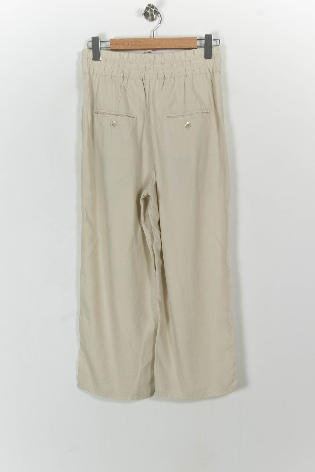 Pantalon Large Beige - Taille M/38 de la marque Isabel Marant | PARAD104146 - Vendu par Paradigme - Image 4