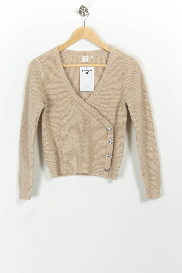 Cardigan Beige - Taille S/36 de la marque Marie Sixtine | PARAD104149 - Vendu par Paradigme - Image 2
