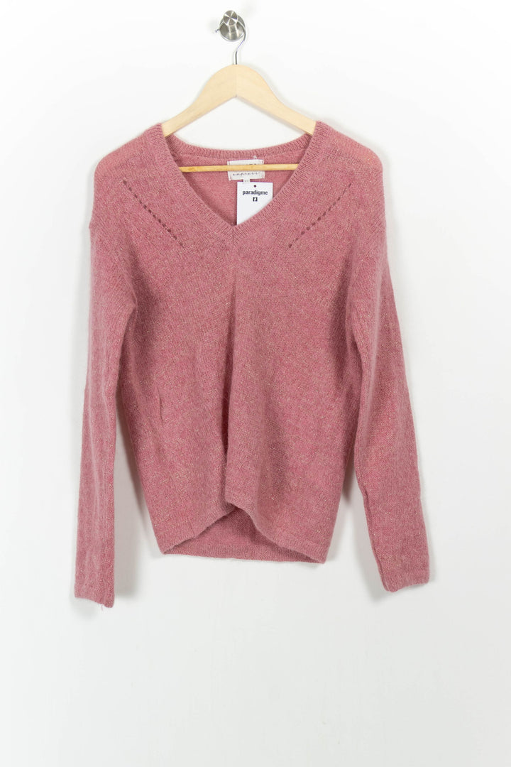 Pull Rose - Taille S/36 de la marque Sud express | PARAD104150 - Vendu par Paradigme - Image 2