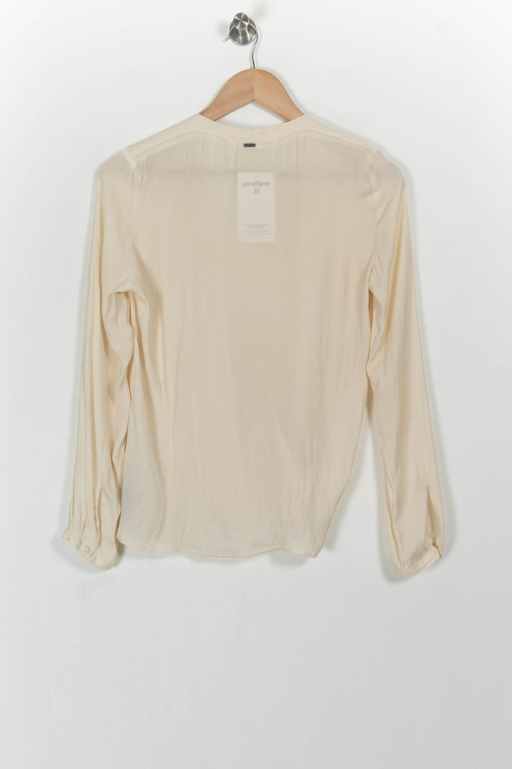 Blouse Beige - Taille L/40 de la marque IKKS | PARAD104151 - Vendu par Paradigme - Image 4