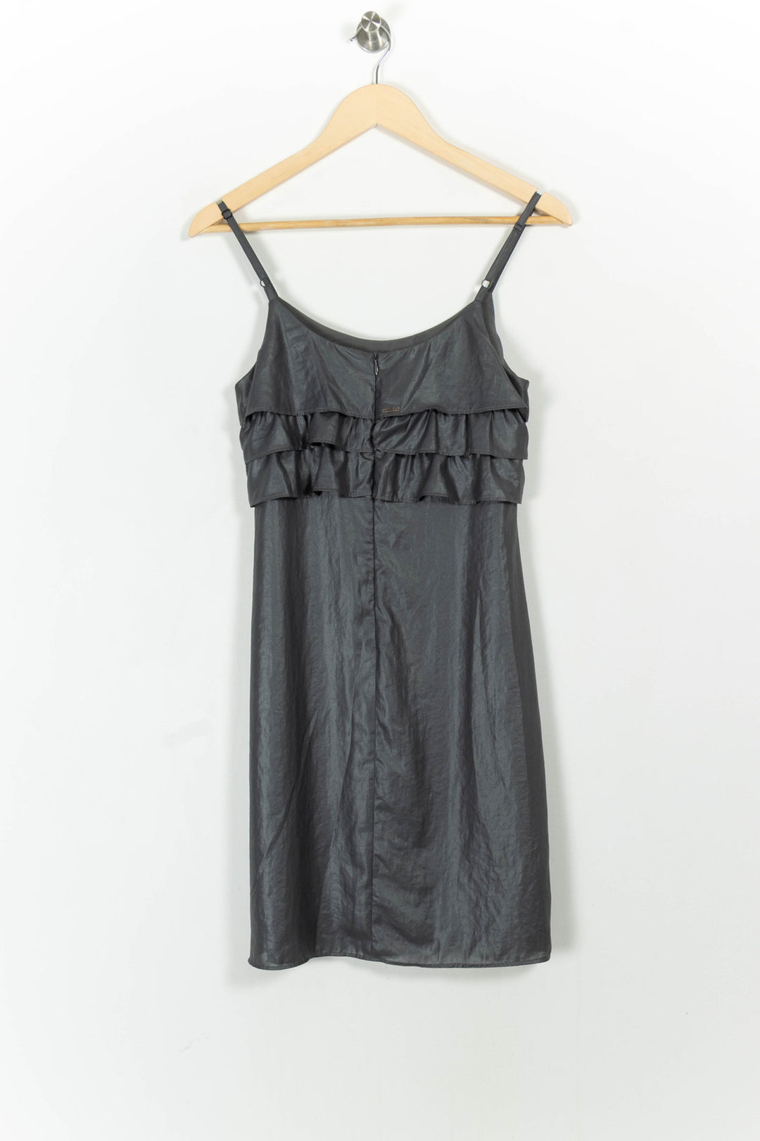 Robe Volantée Grise - Taille S/36 de la marque IKKS | PARAD104154 - Vendu par Paradigme - Image 4