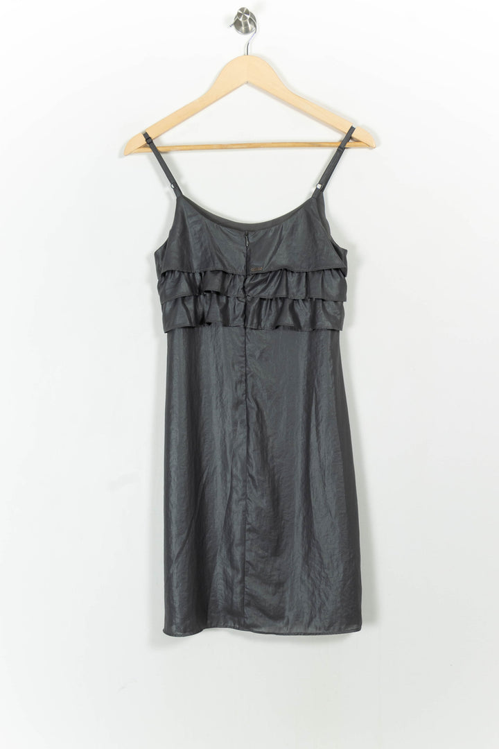 Robe Volantée Grise - Taille S/36 de la marque IKKS | PARAD104154 - Vendu par Paradigme - Image 4