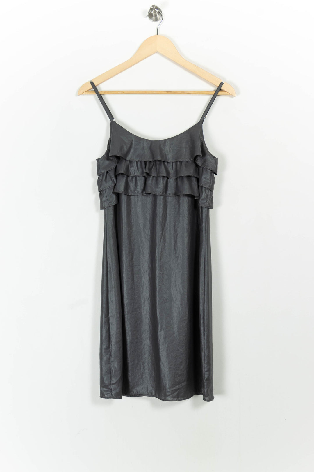 Robe Volantée Grise - Taille S/36 de la marque IKKS | PARAD104154 - Vendu par Paradigme - Image 2