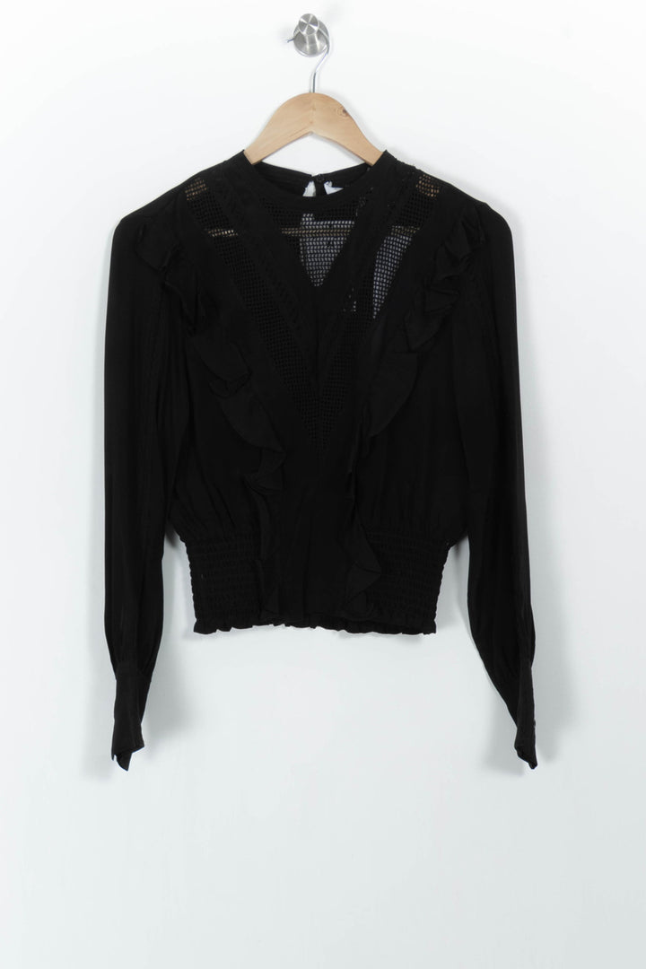Blouse Noire - Taille S/36 de la marque IRO | PARAD104167 - Vendu par Paradigme - Image 2