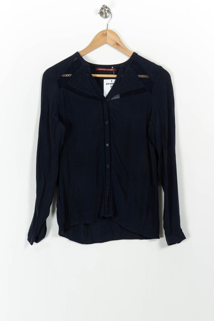Blouse Bleue - Taille S/36 de la marque Comptoir des Cotonniers | PARAD104168 - Vendu par Paradigme - Image 2