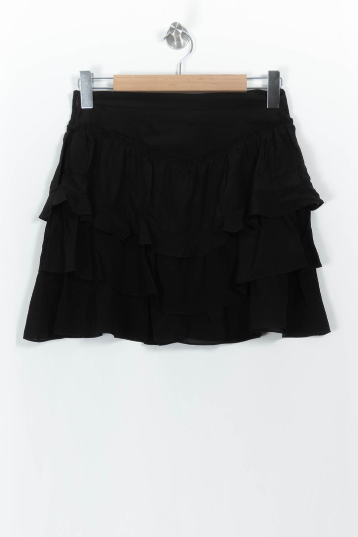 Jupe Volantée Noire - Taille M/38 de la marque IRO | PARAD104170 - Vendu par Paradigme - Image 4