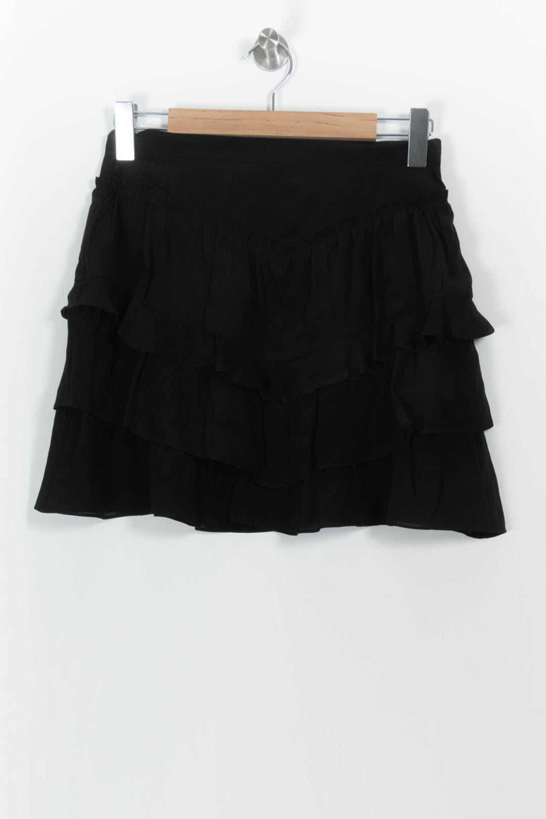 Jupe Volantée Noire - Taille M/38 de la marque IRO | PARAD104170 - Vendu par Paradigme - Image 2