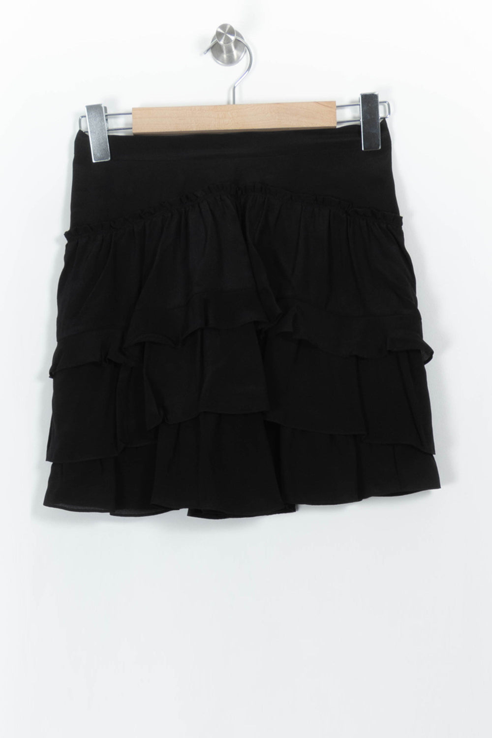 Jupe Volantée Noire - Taille S/36 de la marque IRO | PARAD104171 - Vendu par Paradigme - Image 2
