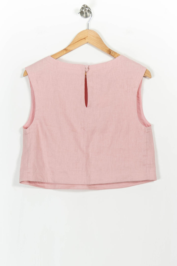 Crop Top Rose - Taille M/38 de la marque Kookai | PARAD104172 - Vendu par Paradigme - Image 4