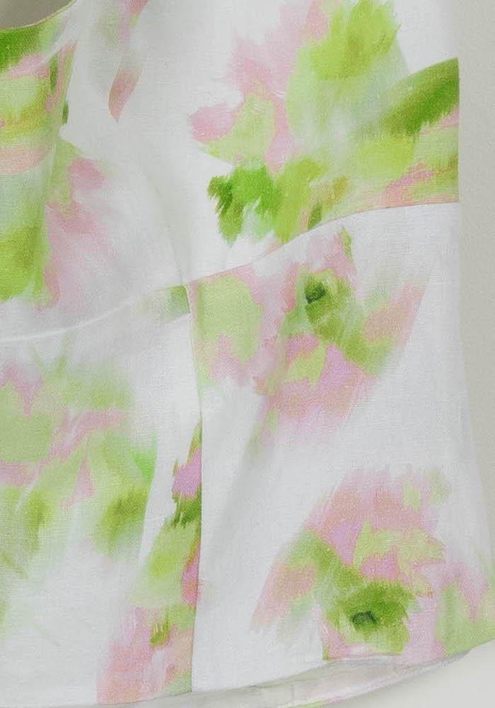 Top Blanc et Vert - Taille L/40 de la marque Kookai | PARAD104178 - Vendu par Paradigme - Image 3