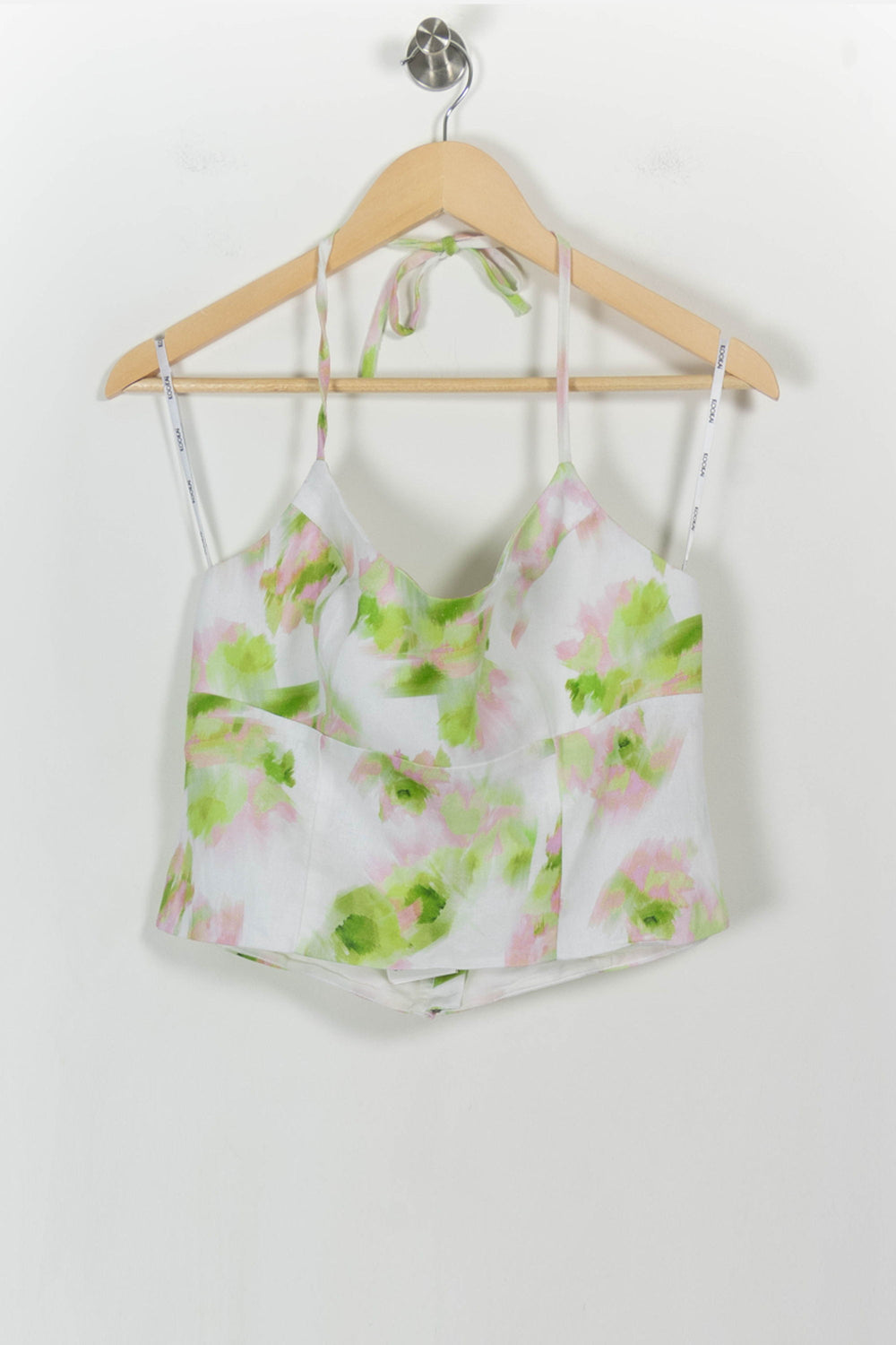 Top Blanc et Vert - Taille L/40 de la marque Kookai | PARAD104178 - Vendu par Paradigme - Image 2