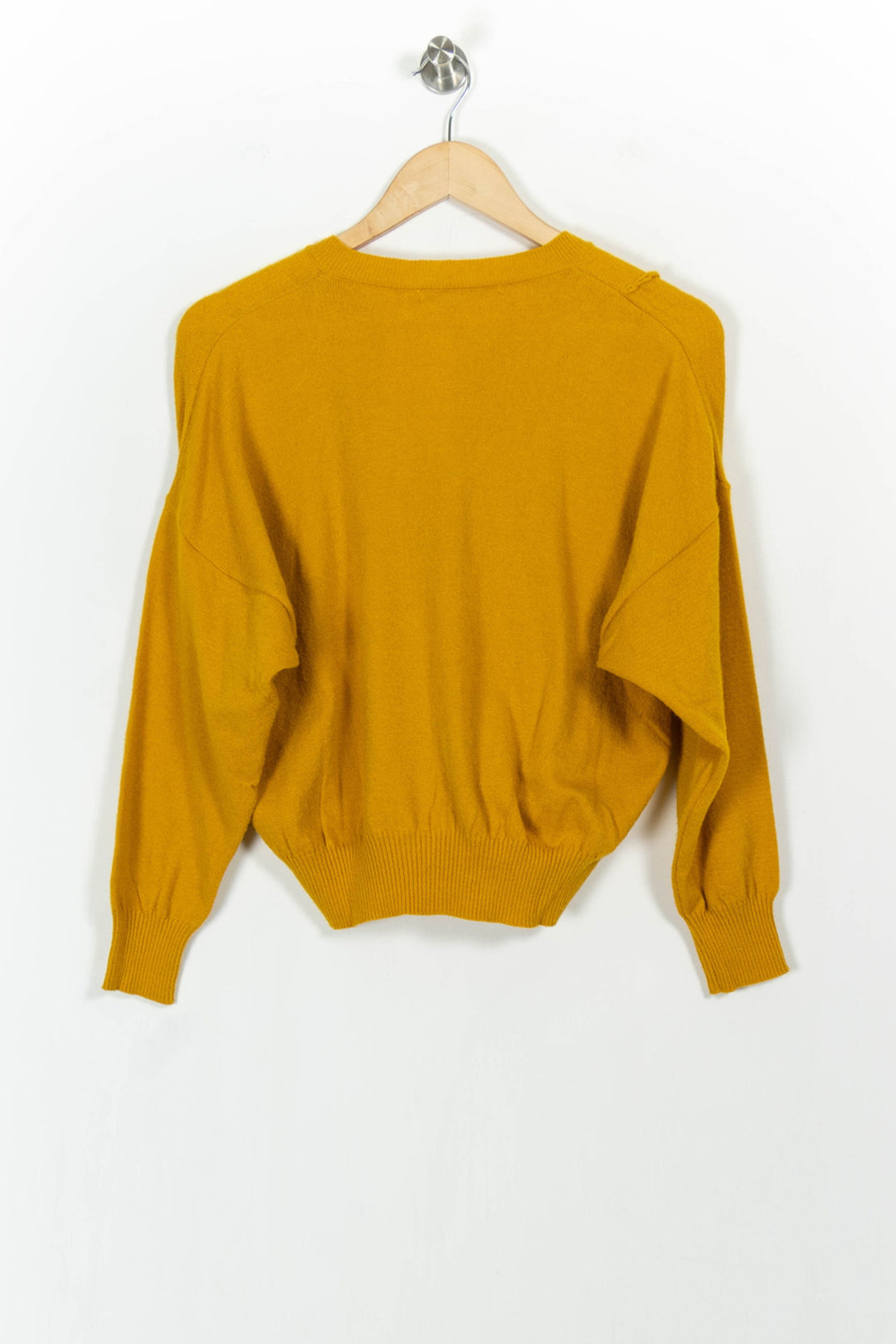Pull Jaune - Taille S/36 de la marque La Fée Maraboutée | PARAD104182 - Vendu par Paradigme - Image 4