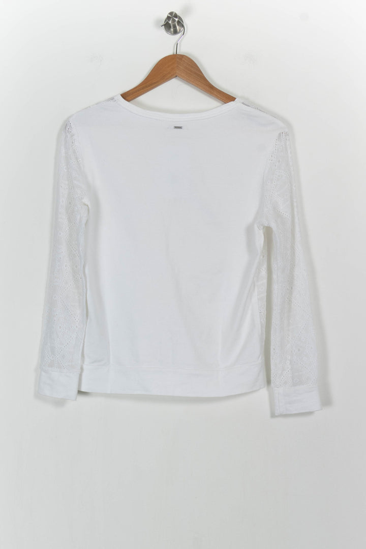 Blouse Blanche - Taille S/36 de la marque IKKS | PARAD104187 - Vendu par Paradigme - Image 4