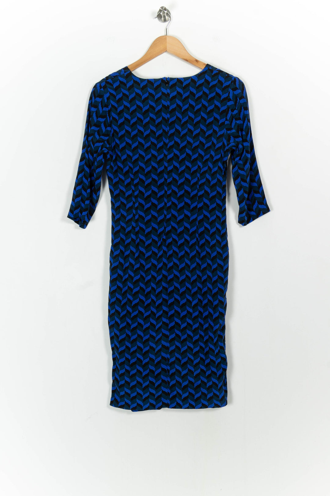 Robe Midi Bleue et Noire - Taille M/38 de la marque Essentiel Antwerp | PARAD104189 - Vendu par Paradigme - Image 4
