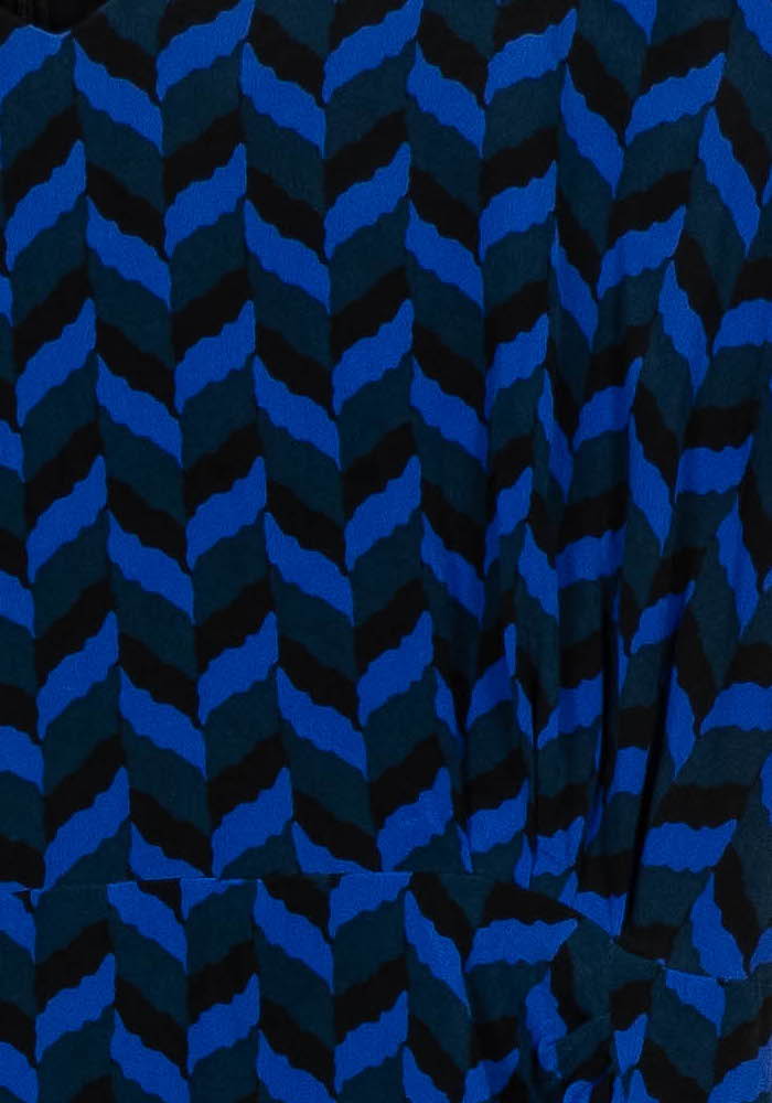 Robe Midi Bleue et Noire - Taille M/38 de la marque Essentiel Antwerp | PARAD104189 - Vendu par Paradigme - Image 3
