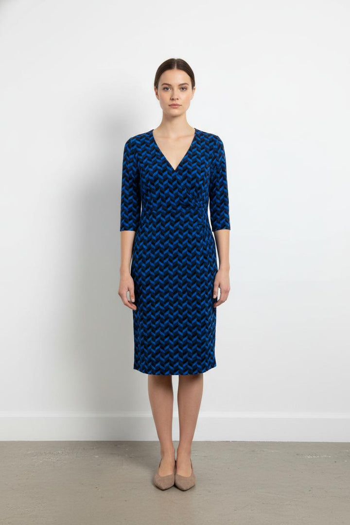 Robe Midi Bleue et Noire - Taille M/38 de la marque Essentiel Antwerp | PARAD104189 - Vendu par Paradigme - Image 1