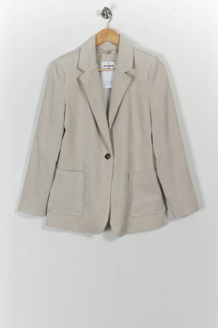 Blazer Beige - Taille M/38 de la marque La Fée Maraboutée | PARAD104192 - Vendu par Paradigme - Image 2