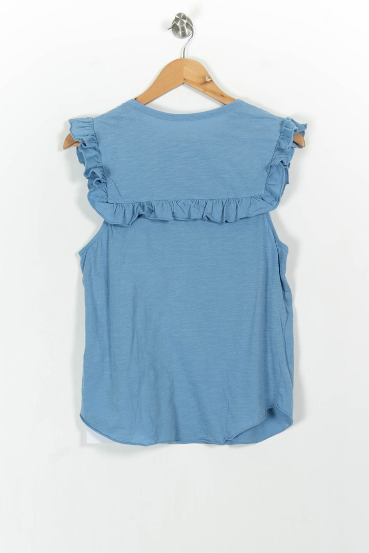 Débardeur Bleu - Taille M/38 de la marque Léon & Harper | PARAD104194 - Vendu par Paradigme - Image 4