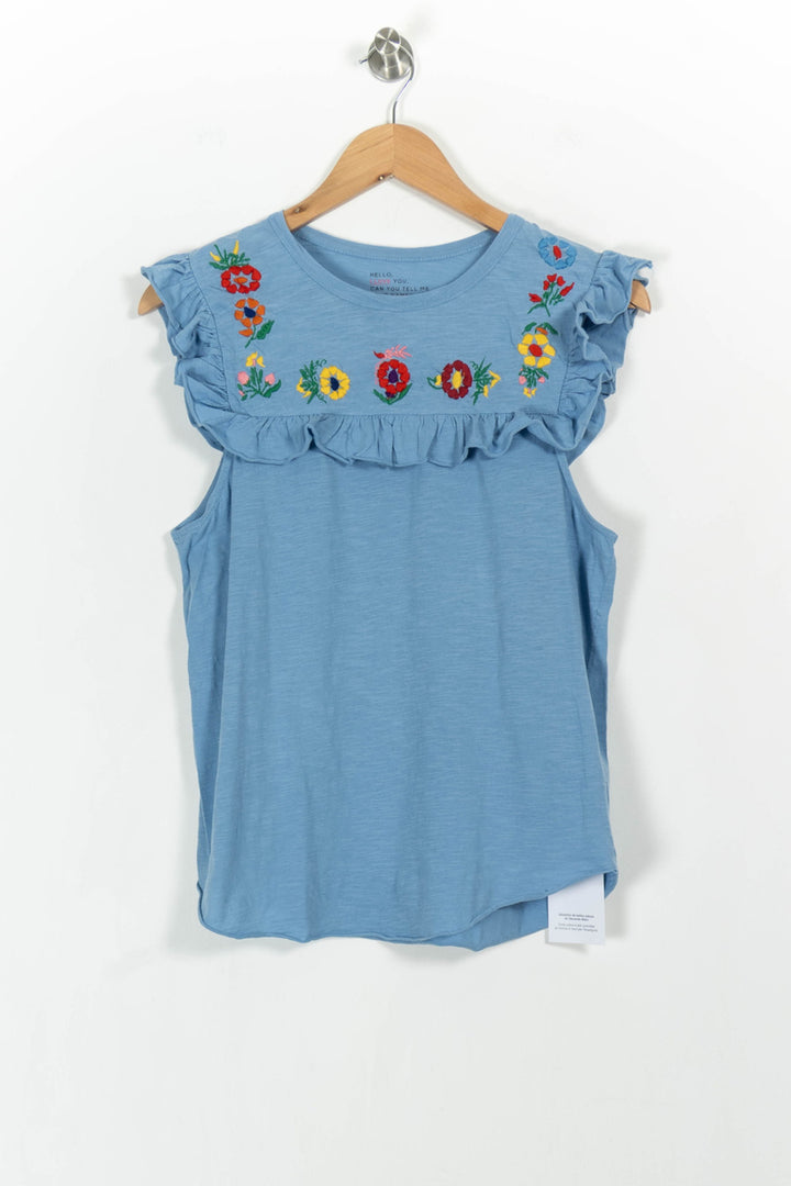 Débardeur Bleu - Taille M/38 de la marque Léon & Harper | PARAD104194 - Vendu par Paradigme - Image 2