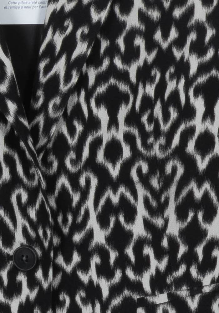 Blazer Noir et Blanc - Taille M/38 de la marque La Fée Maraboutée | PARAD104198 - Vendu par Paradigme - Image 3