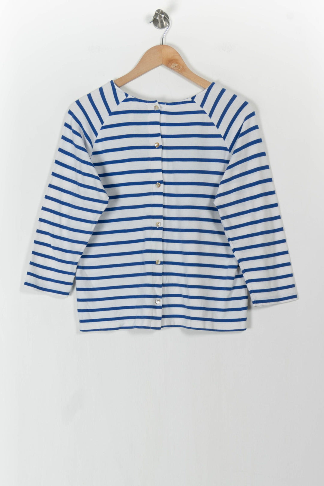 Marinière Blanche et Bleue - Taille M/38 de la marque Bellerose | PARAD104199 - Vendu par Paradigme - Image 4