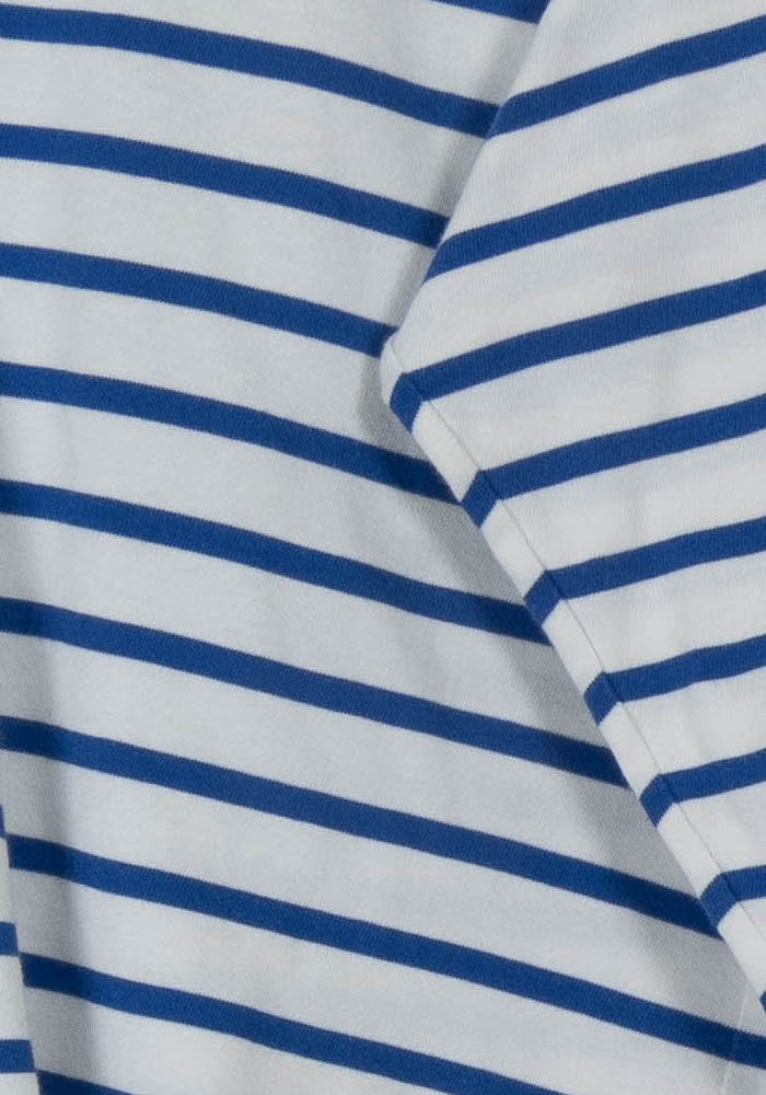 Marinière Blanche et Bleue - Taille M/38 de la marque Bellerose | PARAD104199 - Vendu par Paradigme - Image 3