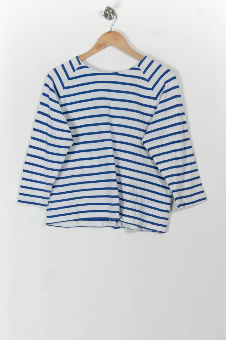 Marinière Blanche et Bleue - Taille M/38 de la marque Bellerose | PARAD104199 - Vendu par Paradigme - Image 2