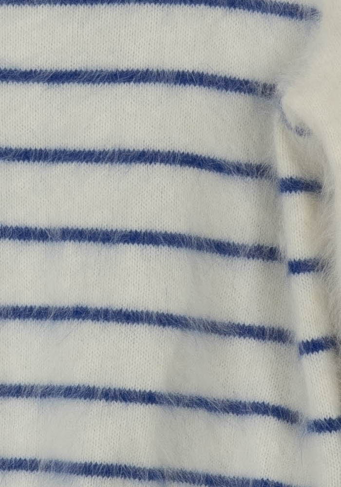 Pull Blanc et Bleu - Taille S/36 de la marque Bellerose | PARAD104201 - Vendu par Paradigme - Image 3