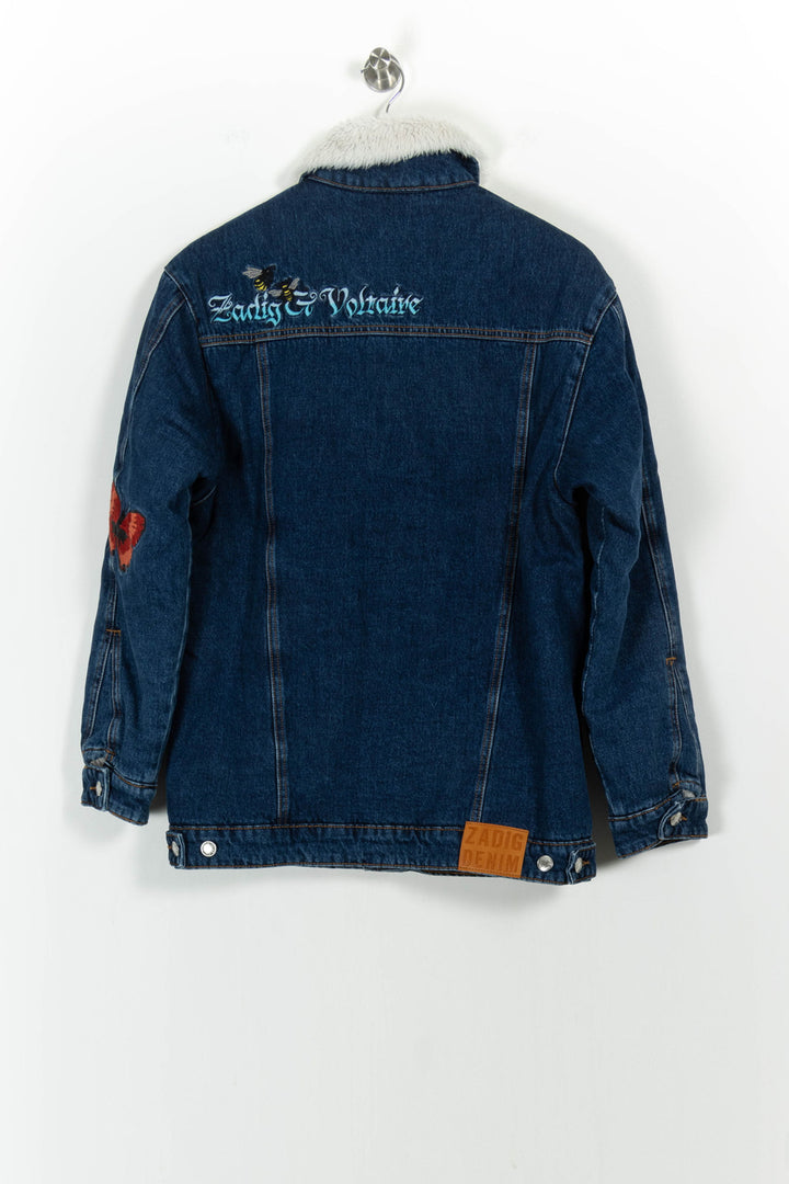 Veste en Jean Bleue - Taille S/36 de la marque Zadig&Voltaire | PARAD104202 - Vendu par Paradigme - Image 4