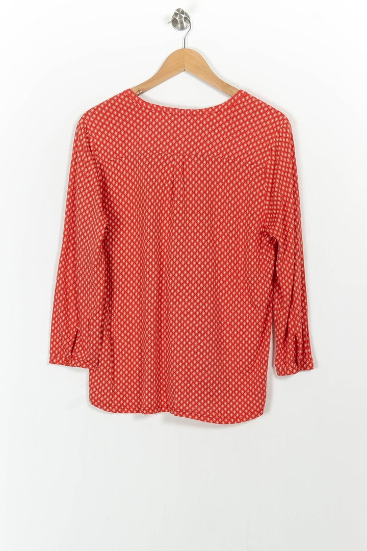 Blouse Rouge et Blanche - Taille XL/42 de la marque Caroll | PARAD104204 - Vendu par Paradigme - Image 4