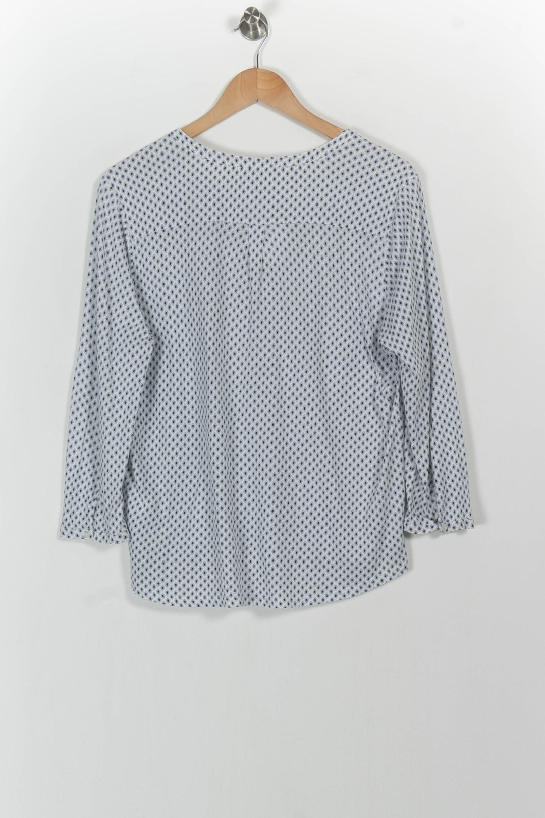 Blouse Blanche et Bleue - Taille XL/42 de la marque Caroll | PARAD104205 - Vendu par Paradigme - Image 4