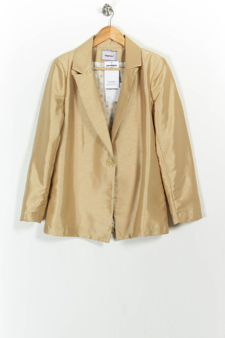 Blazer Doré - Taille S/36 de la marque Imprevu | PARAD104208 - Vendu par Paradigme - Image 2