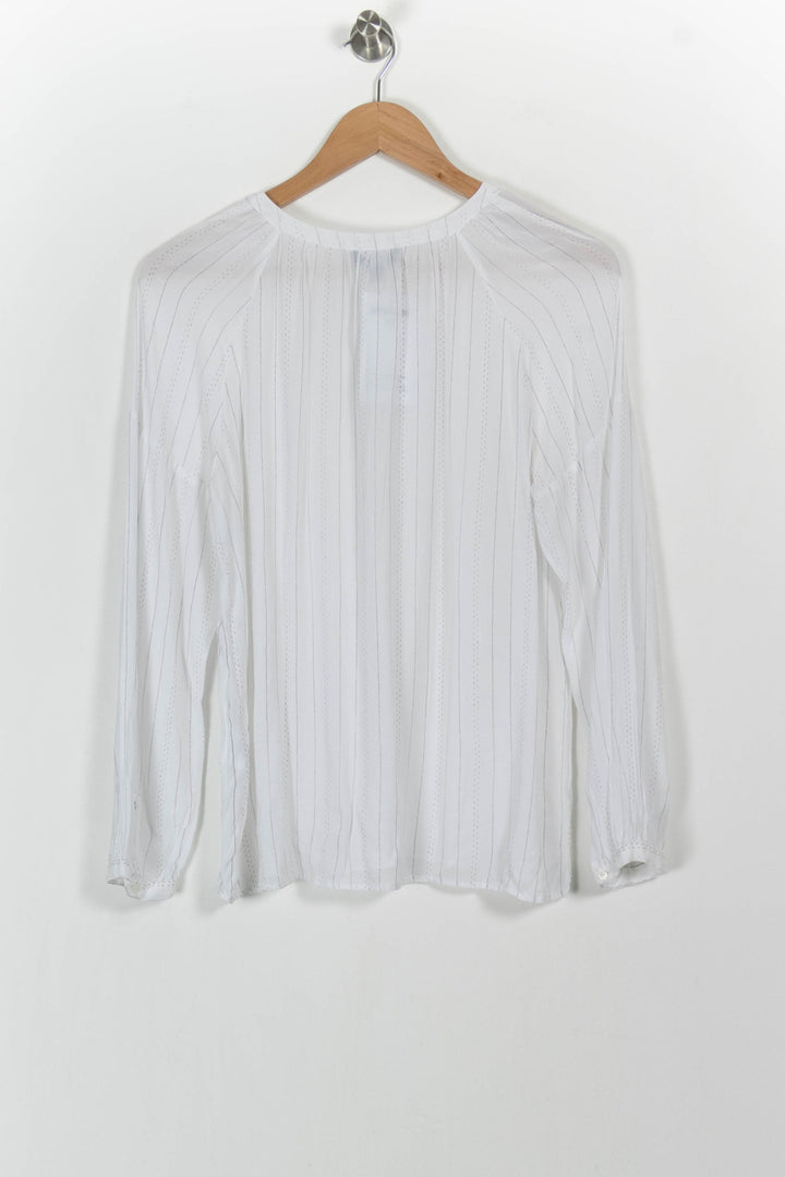 Blouse Blanche - Taille XL/42 de la marque Caroll | PARAD104210 - Vendu par Paradigme - Image 4