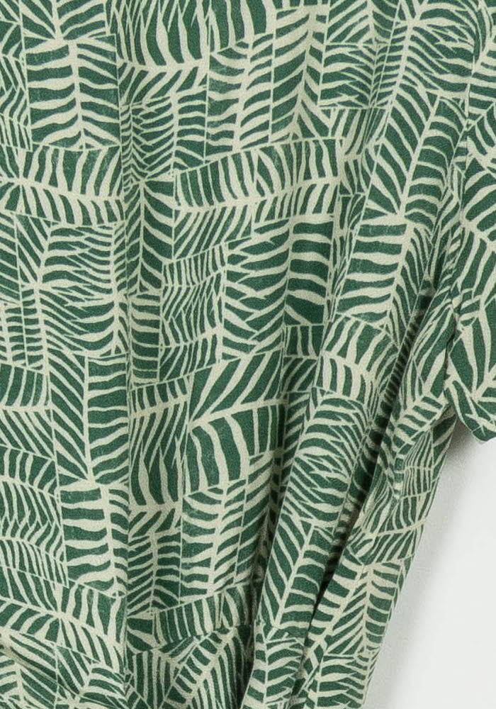Robe Courte Verte et Blanche - Taille L/40 de la marque One Step | PARAD104211 - Vendu par Paradigme - Image 3