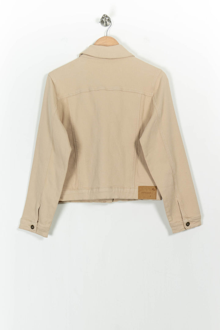 Veste Coupe Jean Beige - Taille L/40 de la marque La Fée Maraboutée | PARAD104212 - Vendu par Paradigme - Image 4