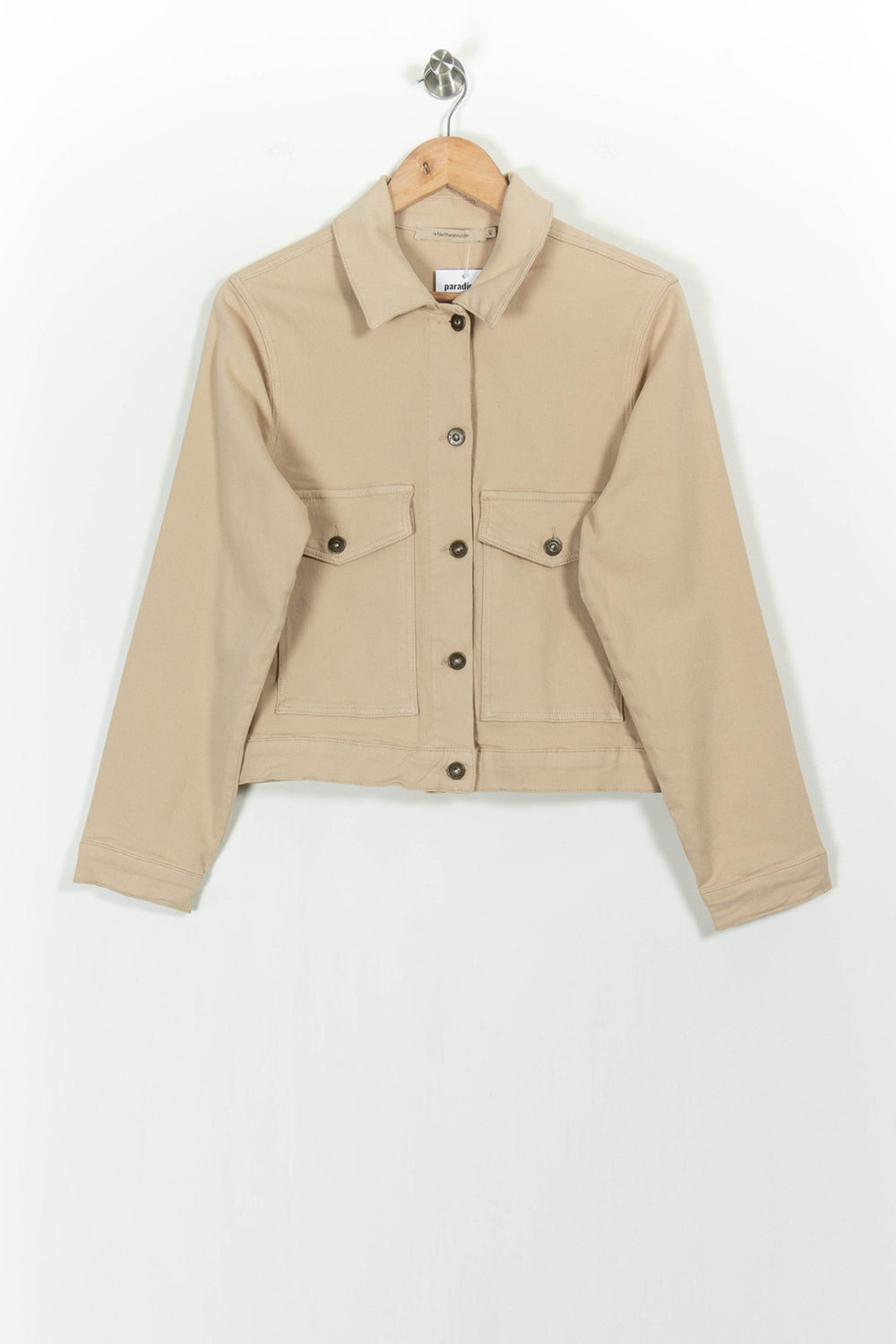 Veste Coupe Jean Beige - Taille L/40 de la marque La Fée Maraboutée | PARAD104212 - Vendu par Paradigme - Image 2