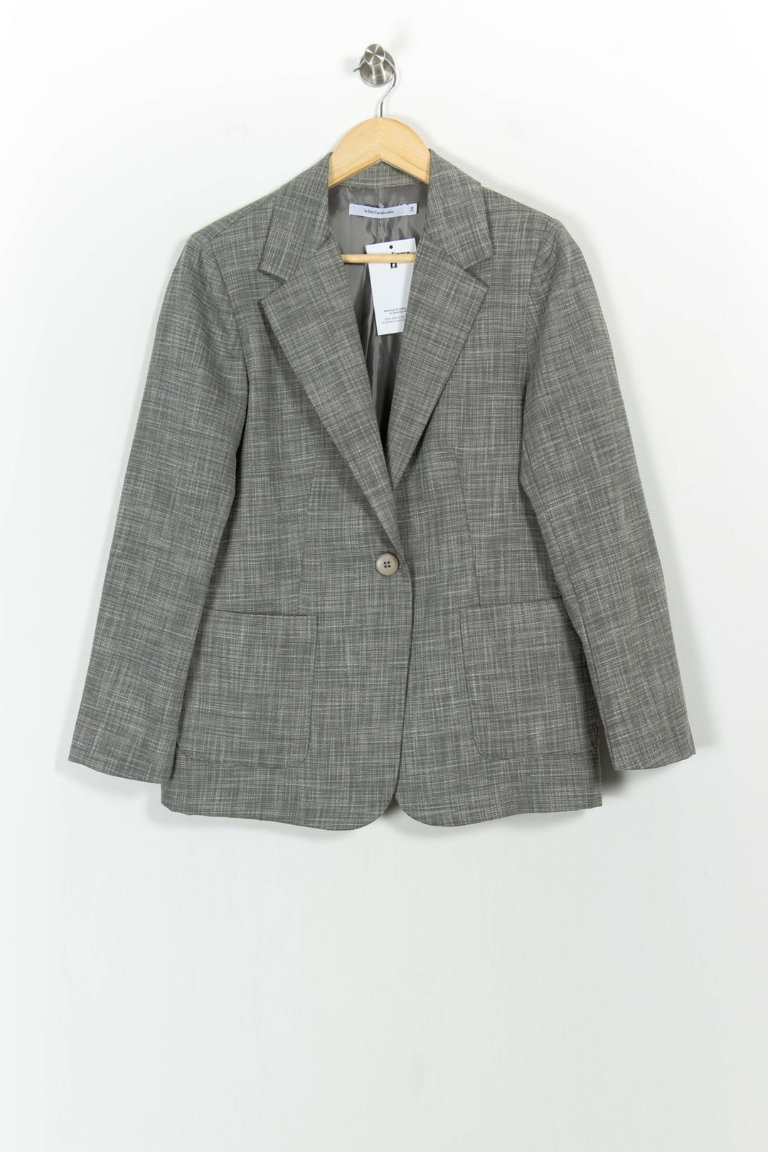 Blazer Gris - Taille M/38 de la marque La Fée Maraboutée | PARAD104215 - Vendu par Paradigme - Image 2