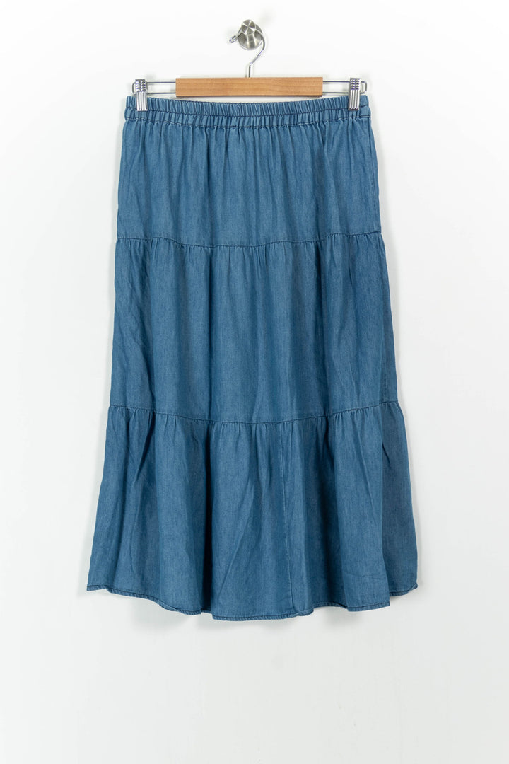 Jupe Longue Bleue - Taille S/36 de la marque Petite Mendigote | PARAD104216 - Vendu par Paradigme - Image 4