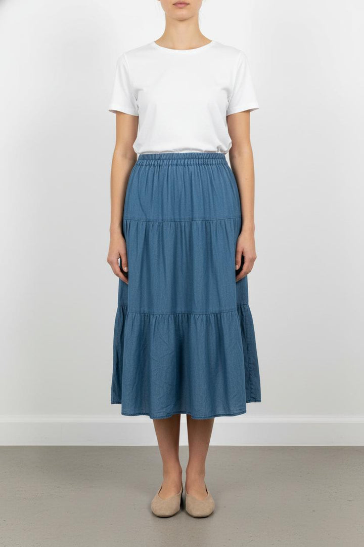Jupe Longue Bleue - Taille S/36 de la marque Petite Mendigote | PARAD104216 - Vendu par Paradigme - Image 1