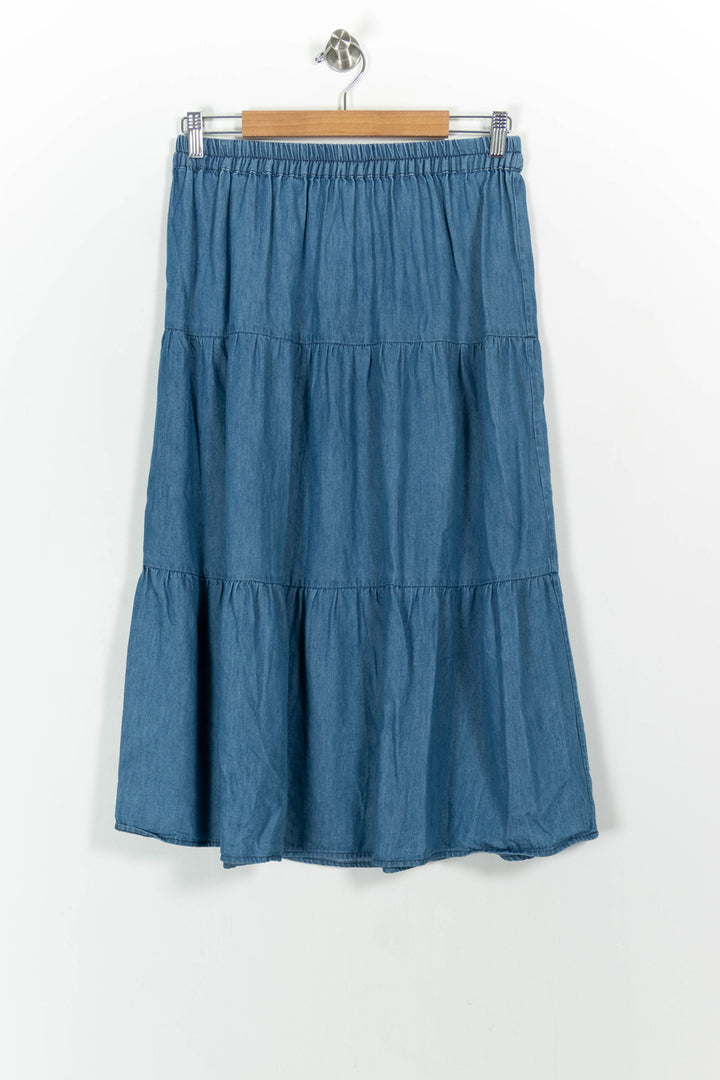 Jupe Longue Bleue - Taille S/36 de la marque Petite Mendigote | PARAD104216 - Vendu par Paradigme - Image 2