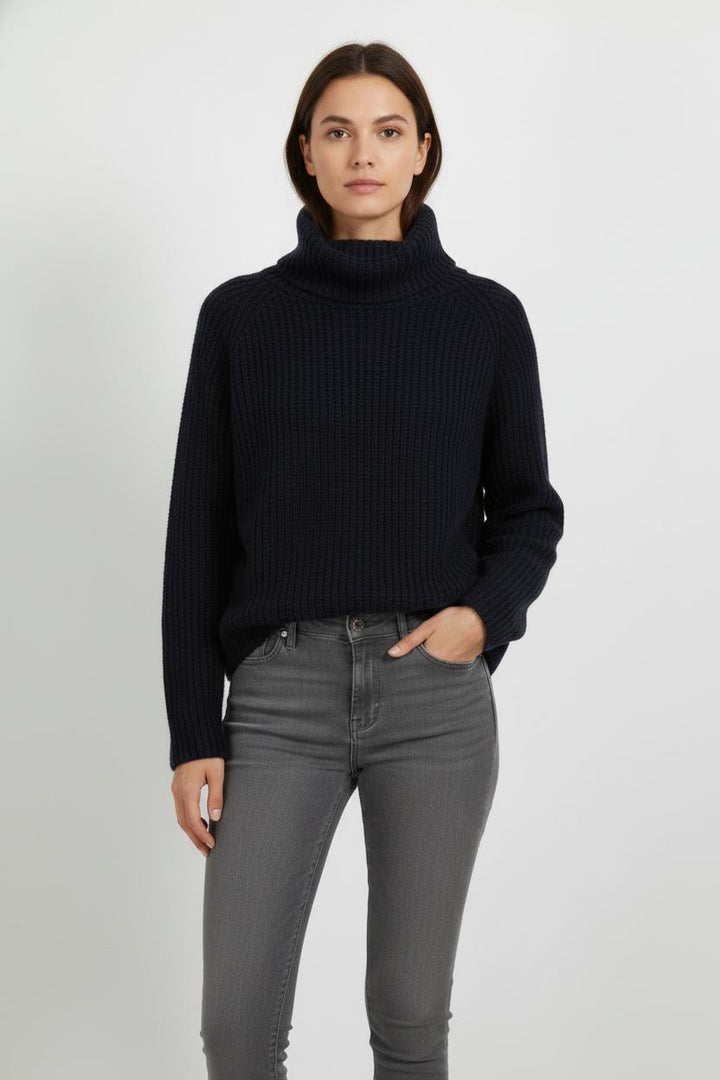 Pull Col Roulé Bleu - Taille L/40 de la marque La Fée Maraboutée | PARAD104217 - Vendu par Paradigme - Image 1