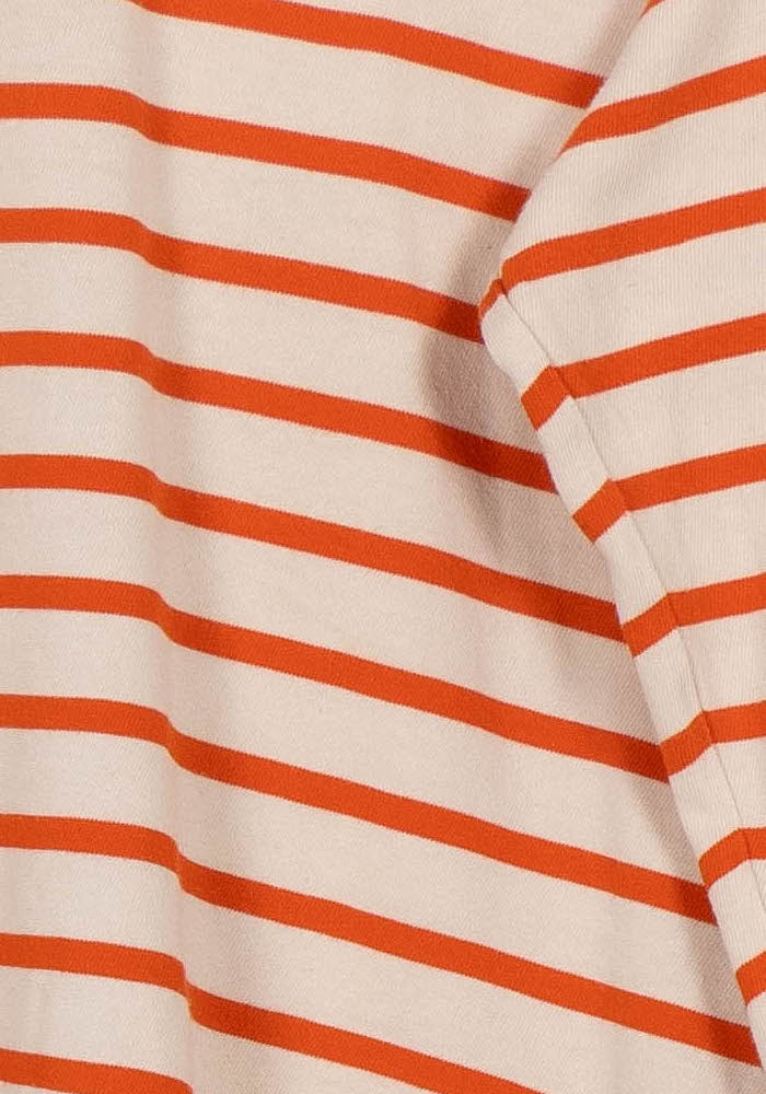 Marinière Blanche et Orange - Taille M/38 de la marque Bellerose | PARAD104224 - Vendu par Paradigme - Image 3